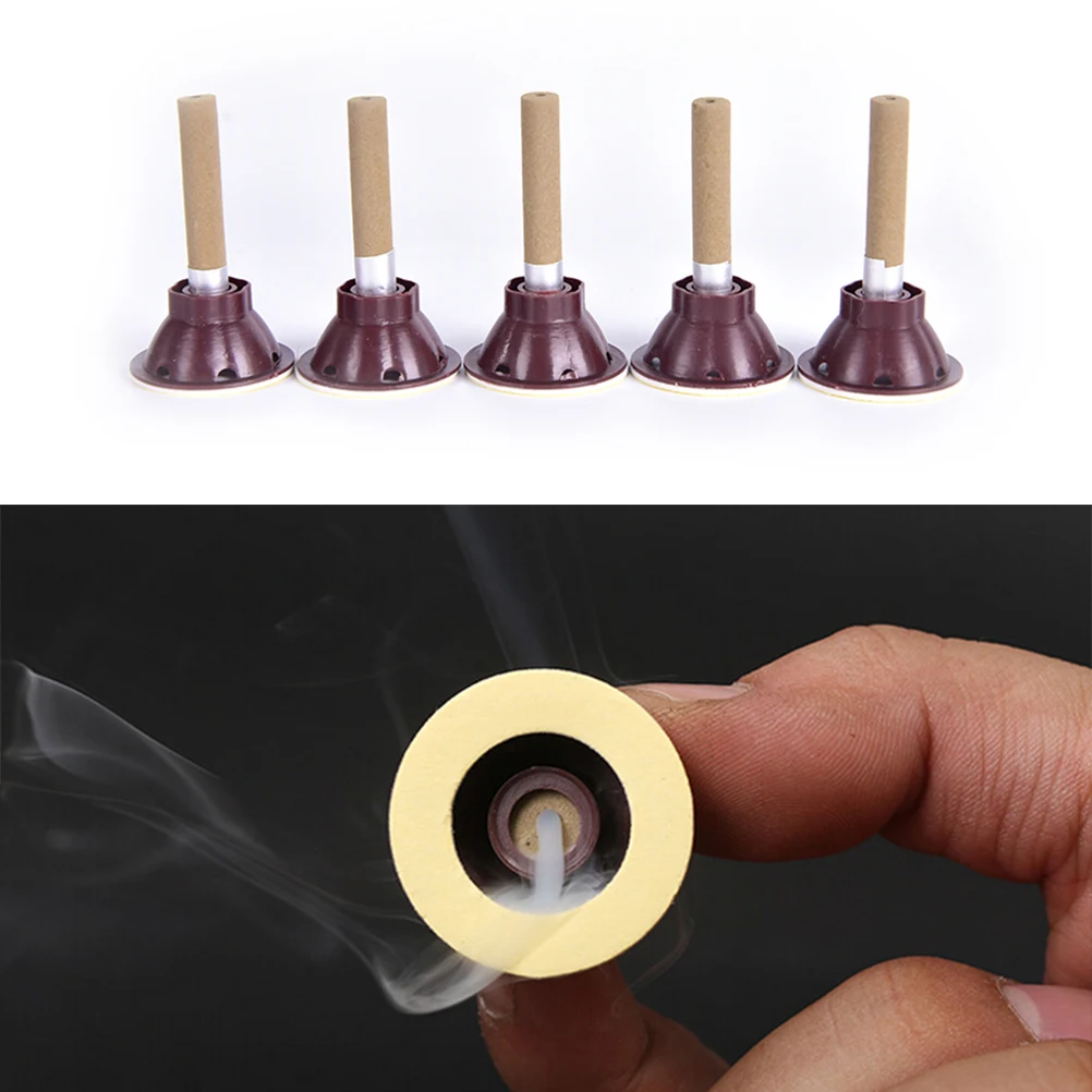 

50pcs/Set moxibustion tube paste self-stick Mini Moxa candle Self-adhesive acupuncture points massage sticker moxa stick