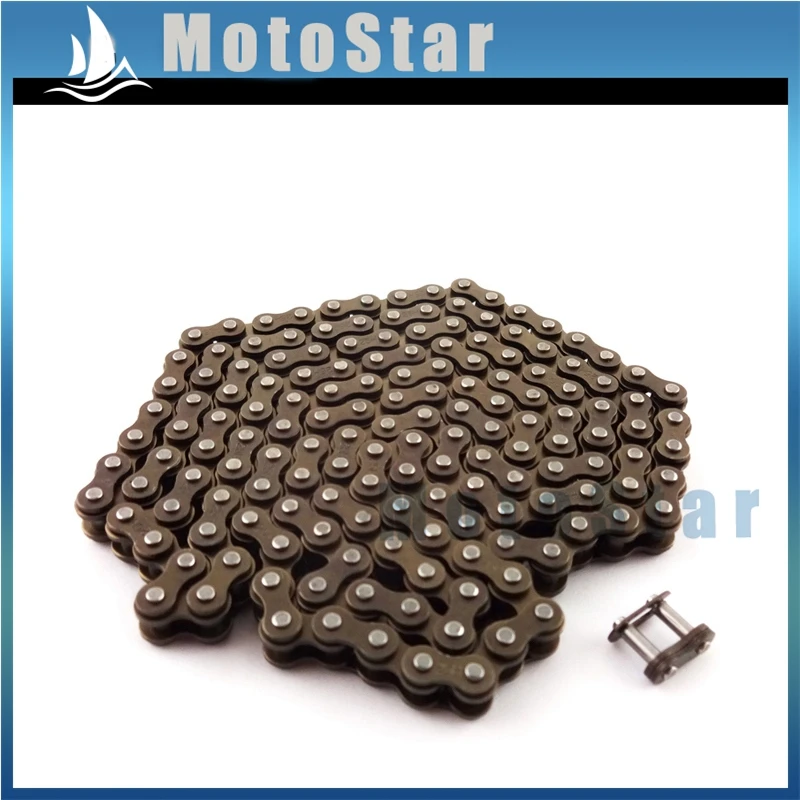 25H 158 Links Sprocket Chain With Spare Master Link For 47cc 49cc 2 Stroke Pocket Bike Dirt ATV Quad 4 Wheeler Mini Moto | Автомобили и