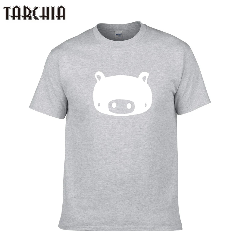 TARCHIA мужские летние топы и футболки Стиль мужской с О-образным вырезом коротким