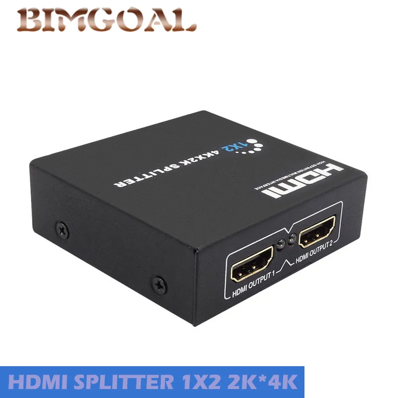 HDMI сплиттер Full HD 1080p 2K * 4K видео переключатель 1X2 1X4 сплит 1 в 2/4 выход двойной