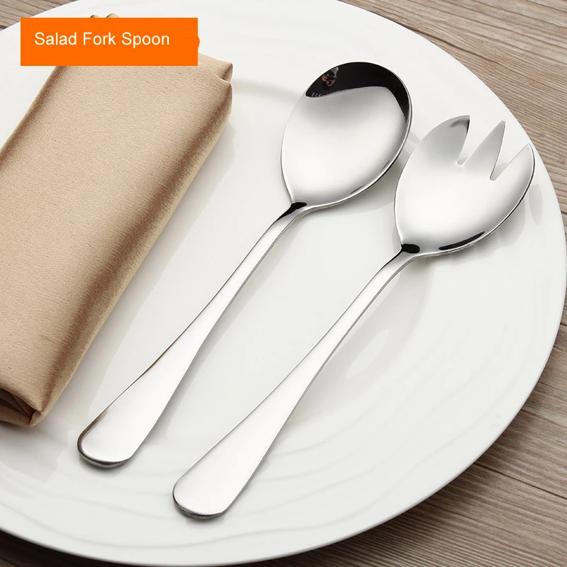 Набор из 2 предметов нержавеющей стали для салата|tableware set|set tablewaresteel tableware |