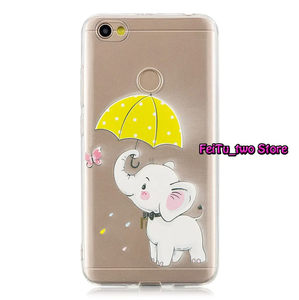 Transparent TPU Case For Xiaomi Redmi Note 5A Prime Y1 MDG6S Shell Red mi Note5A Soft Silicone Phone Cover Bag |