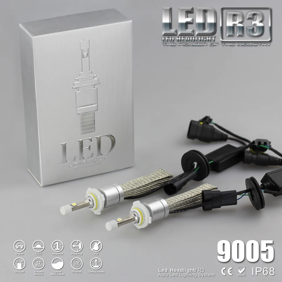 Автомобильные фары H7 H4 LED H1 H11 H3 H13 H27 880 9006 9007 80 Вт 9600LM 6500K|led headlight bulb|headlight bulbled h4 |