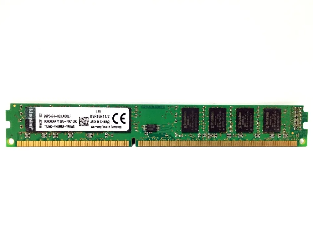 Оперативная память Kingston для ПК модуль памяти настольного компьютера DDR3 2 Гб 4 8 PC3