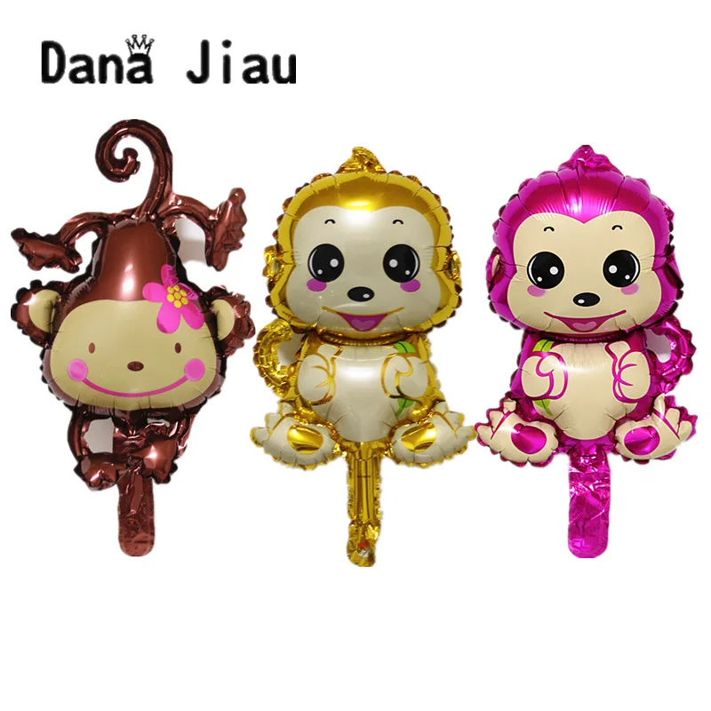DanaJiau Новый 1 шт. обезьянка животное воздушный шар Мальчик День рождения украшение