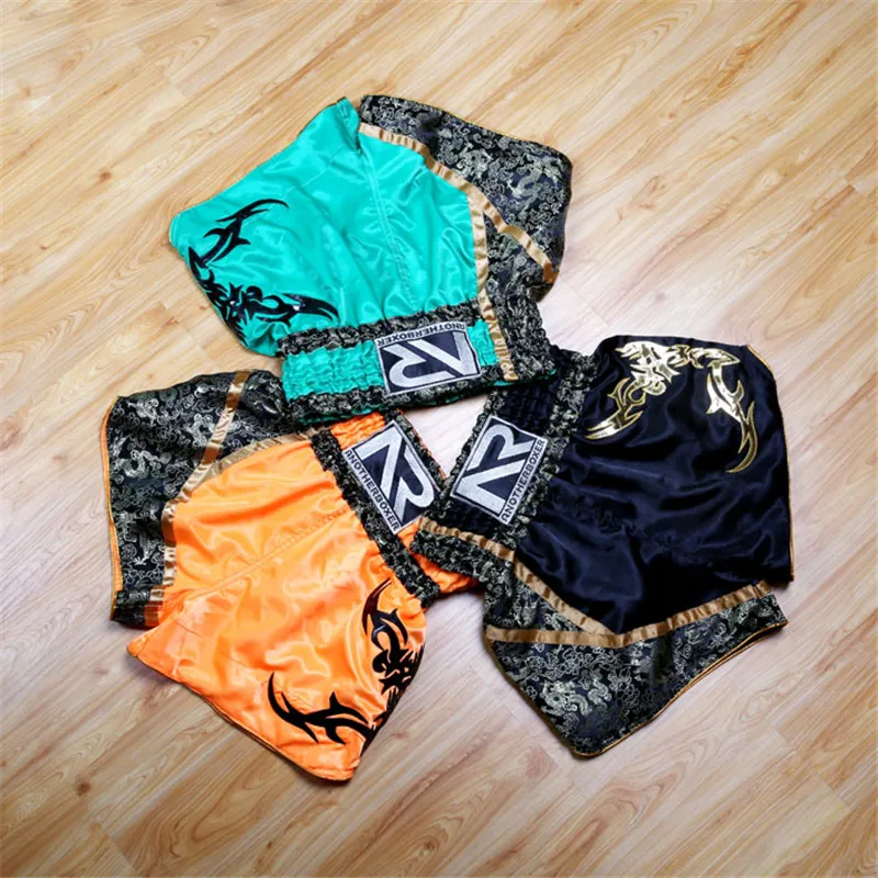Rayon MMA шорты для бокса Муай Тай мужские женские взрослые Панталоны спортивные