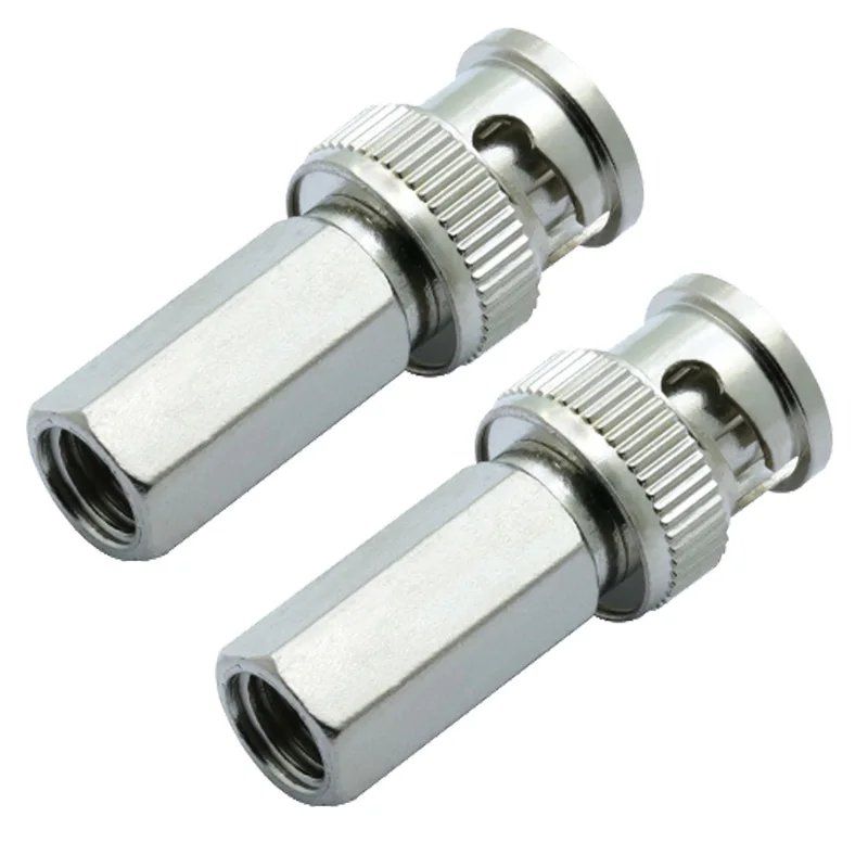 10 шт./лот CCTV BNC разъем Твист на BNC штекер RG58/RG59/RG6 коаксиальный разъем коаксиальный адаптер для камеры видеонаблюдения