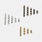20 шт. тибетские серебряныекоричневыеЗолотые 23456 кольцевые многожильные соединители для разделителя прутков ювелирных изделий Компоненты