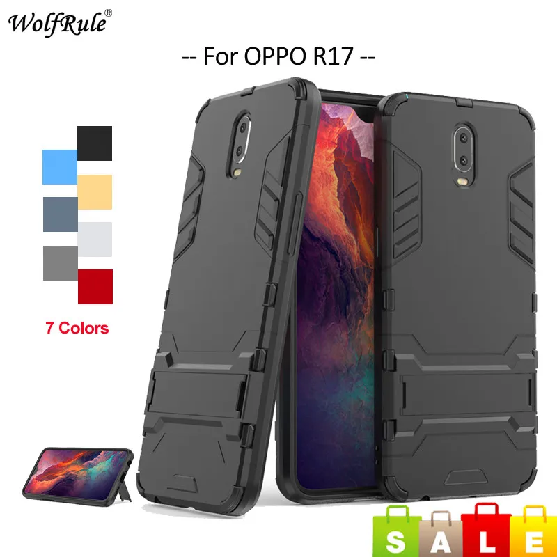 

Чехол для OPPO R17, чехол из ТПУ и поликарбоната, подставка, бампер, защитный чехол для телефона чехол для OPPO R17, чехол для Funda 6,4''