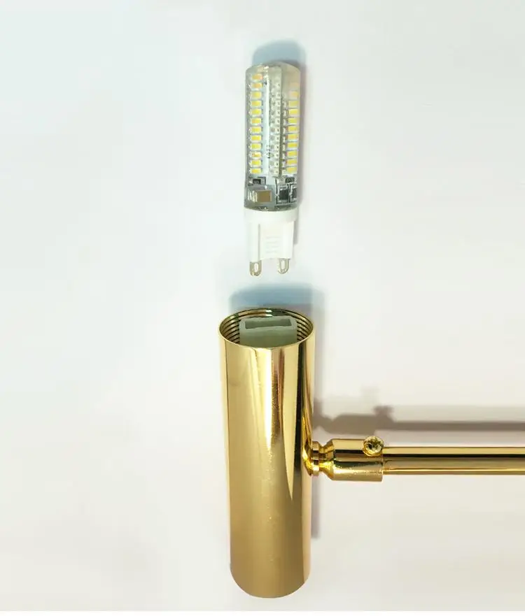 Бутики Витрина Черный G9 LED люстра постмодерн кафе столовая люстры американский