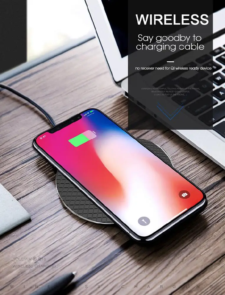 10 Вт Беспроводное зарядное устройство для Iphone Xs Max X 8 Plus samsung Note 9 S10 Xiaomi huawei
