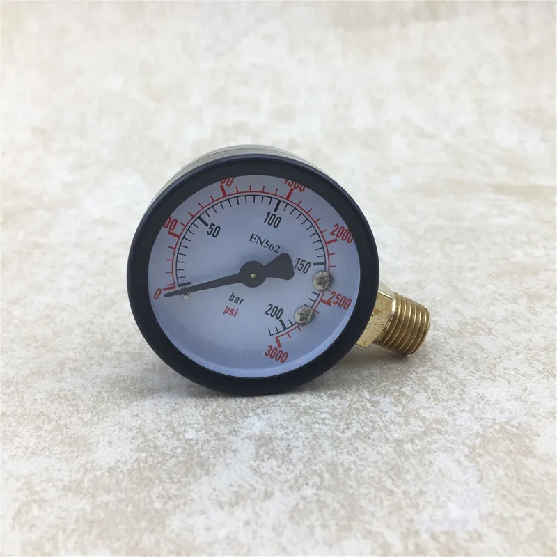 Новый Манометр высокого давления 0 3000 PSI домашний манометр Co2|Другие барные