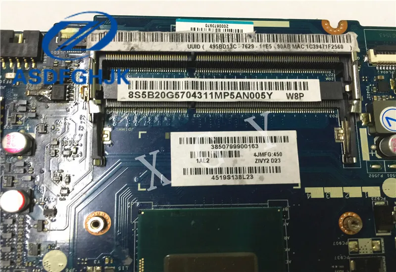 Материнская плата для ноутбука ZIVY2 LA B111P Lenovo Ideapad Y50 70 материнская DDR3L SR1PX не