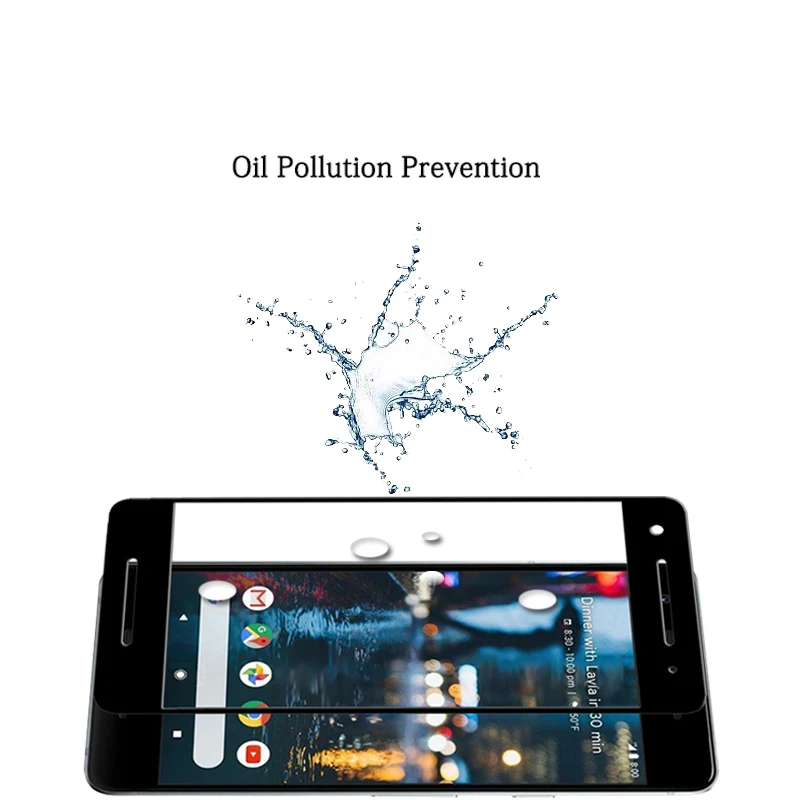 Премиум полное покрытие 3D изогнутые края стеклянная пленка для Google Pixel 2 5 0