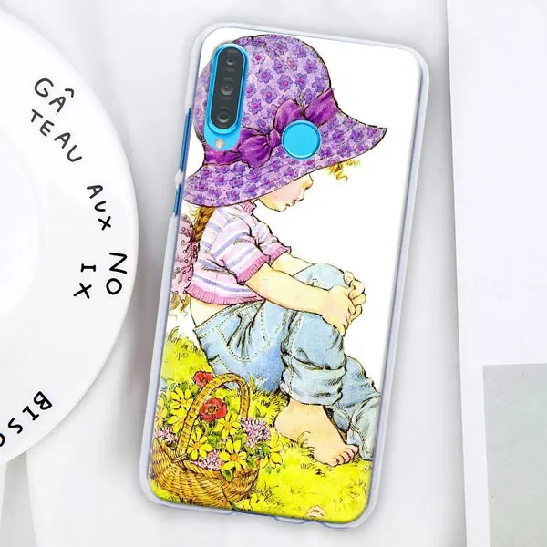 Чехол для телефона Sarah Kay с узором, чехол для huawei P30 Pro P10 P20 P30 Lite P8 P9 Lite P Smart Plus чехол - Цвет: 008
