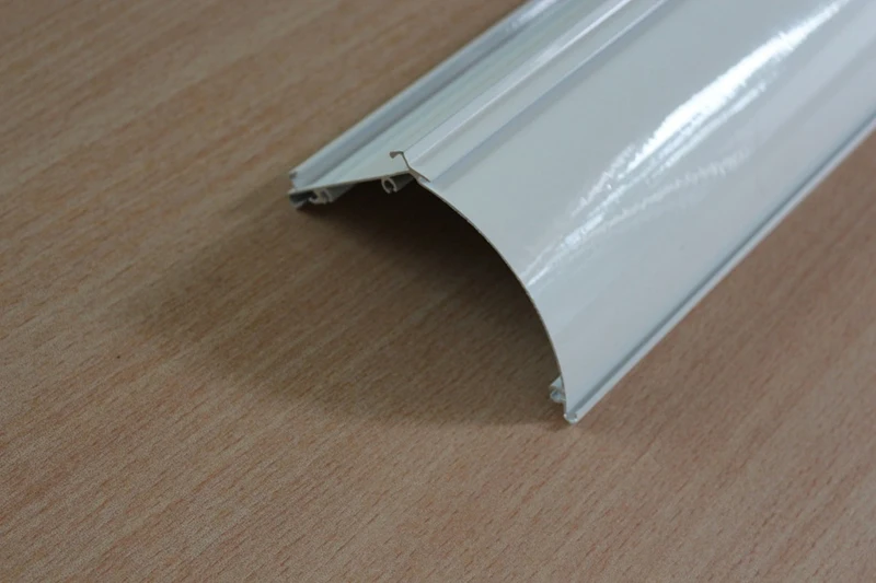 Zebra Curtain Cover Rolling Shutter Accessories Curtain Track White Aluminum Alloy Durable Roller Blind Head Track