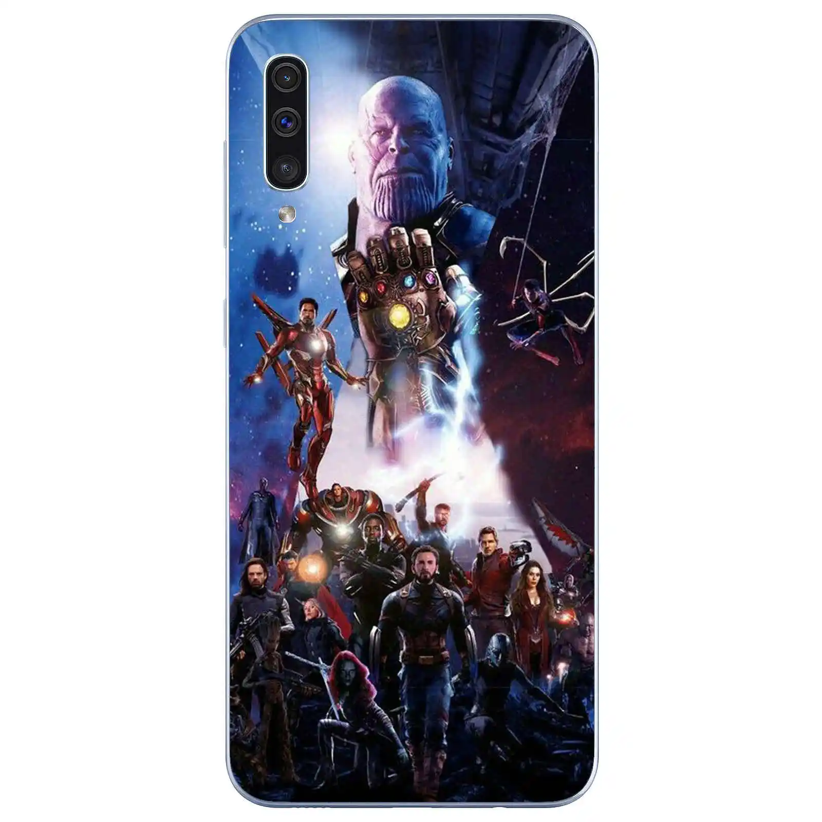 TPU Мягкий силиконовый чехол из ТПУ для samsung Galaxy S6 S7 S8 S9 S10 M10 M20 Plus Marvel DC Comics, Железный человек, Мстители - Цвет: TPU