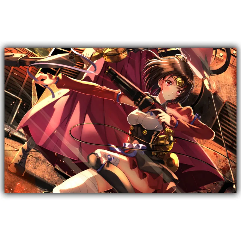 Kabaneri of the Iron Fortress Шелковый парусиновый плакат с принтом для мальчиков и девочек