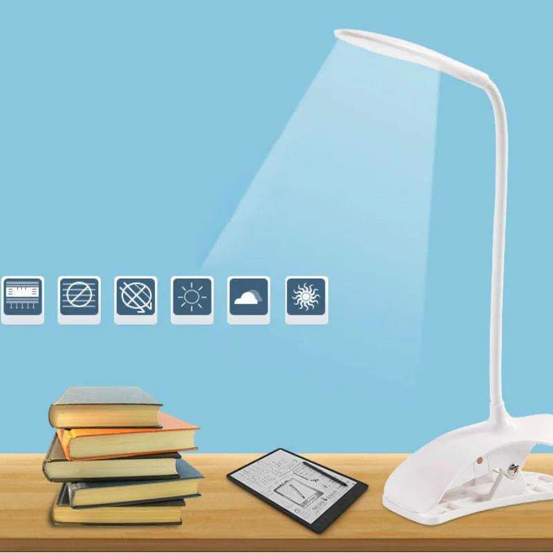 Светодиодная прикроватная лампа на 14 клипсах с питанием от USB прикроватный