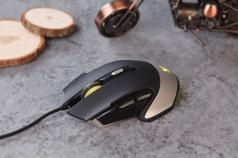 Оригинальная Проводная игровая мышь Rapoo V310 USB светодиодный геймерская с