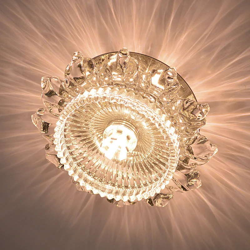 Современные Хрустальные потолочные светильники Colorpai светодиодные лампы для