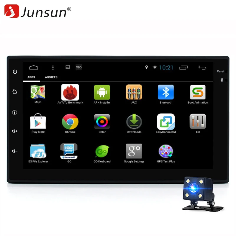 Junsun 7 &quot2 DIN Android 6.0 dvd плеер автомобиля Радио стерео видео Авторадио gps навигация