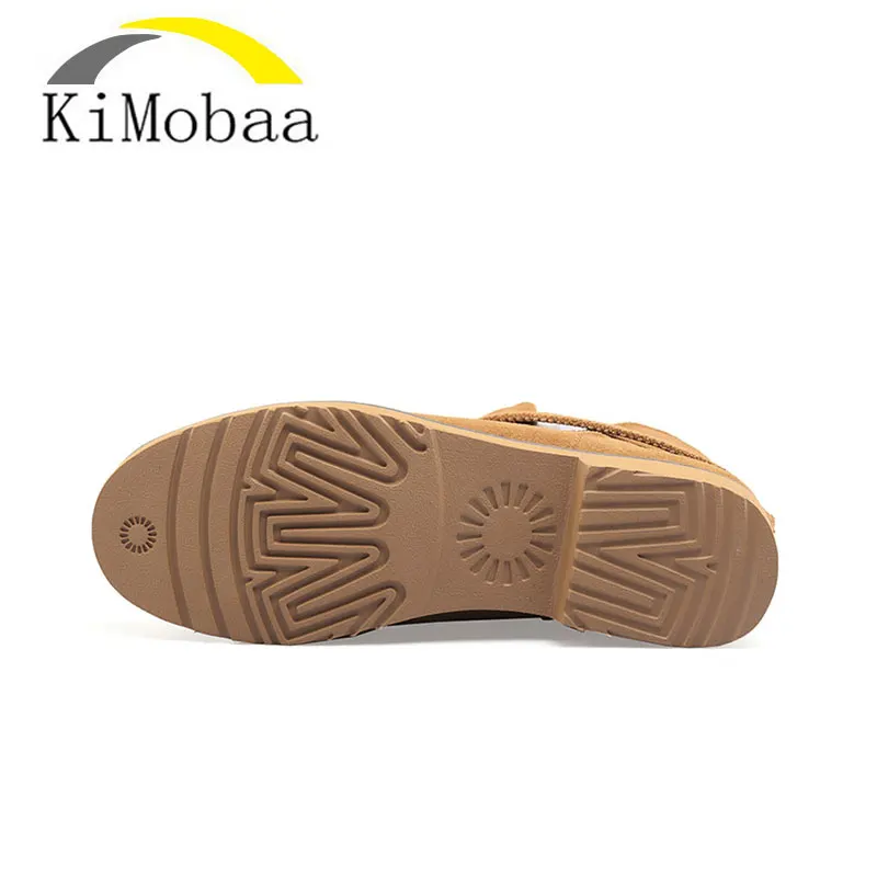 Kimobaa Mujer Chaussure/Женские зимние ботинки ручной работы сезон 2017 г. Для женщин шерсть