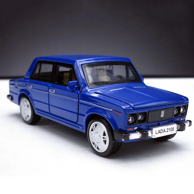 Русский автомобиль LADA 1/32 из сплава 2106 классический литая металлическая задняя