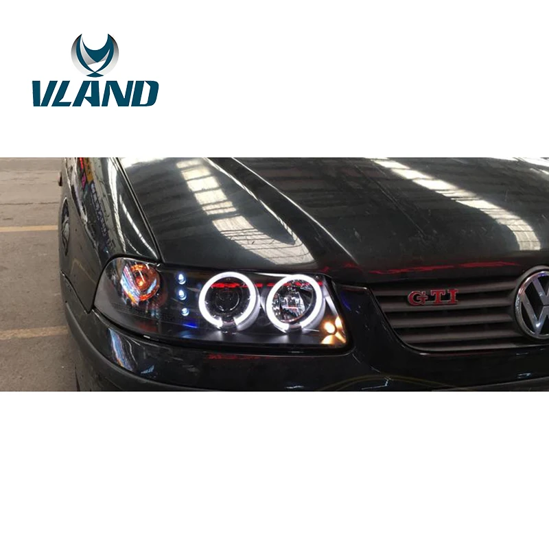 Автомобильная фара VLAND Factory для Gol 2003 2007 светодиодная H7 Биксеноновая HID линза +