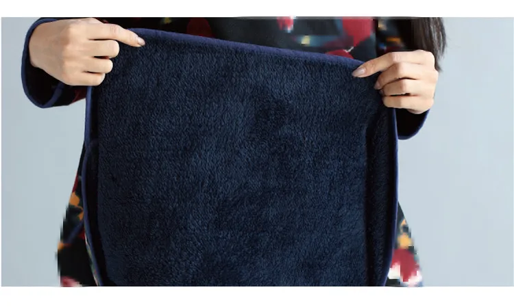 Модель 2016 года новый стиль осень-зима Для женщин Платья для Винтаж принт