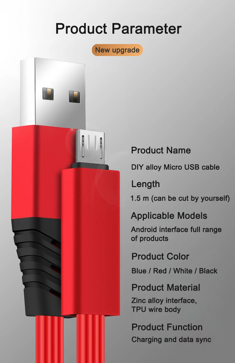 NOHON Regenerate Micro type C 8-контактный usb-кабель для быстрой зарядки iPhone 7 6 6 S Plus iOS 10 9 8 Android Xiaomi Mi5 Repairable кабель