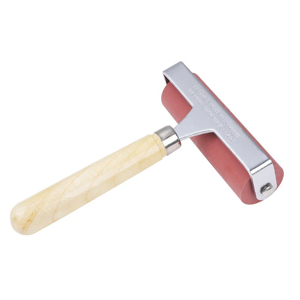 MEEDEN Жесткий Резиновый Brayer Ролик 4 дюймовый для Гравюры Ремесло Проектов|printmaking