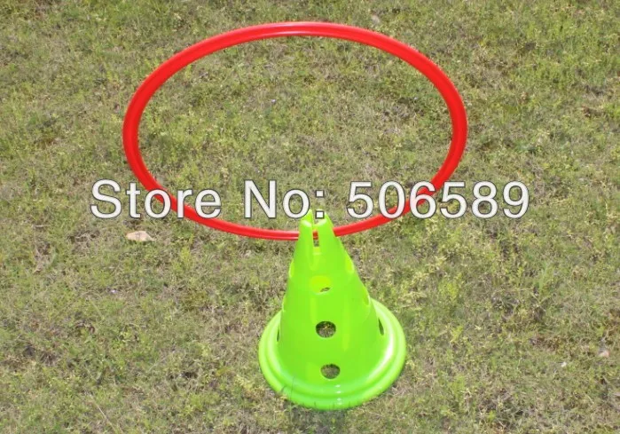 Бесплатная доставка кольцо для футбольных тренировок 12 шт./лот ABS Материал 40 см