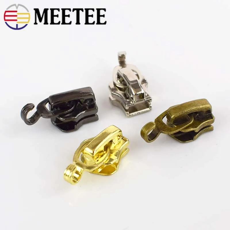 Meetee 20 шт. 3 #5 # металлические нейлоновые слайдеры из смолы для багажа одежды сделай