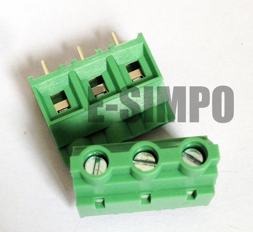 950 9.50 2P 3P печатной платы Клеммная колодка 9 5 мм шаг 300V/30A 22 10AWG покрытие из латуни и