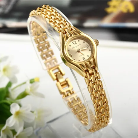 

Women Bracelet Watch Mujer Golden Relojes Small Dial Quartz Leisure Popular Wristwatch Hour Female Ladies Elegant Watches Clock