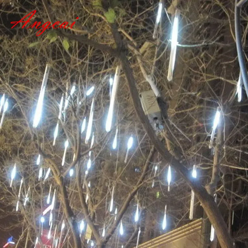 30 см 144 LED/50 240LED свет метеоритный дождь падение снег Рождество гирлянда огни