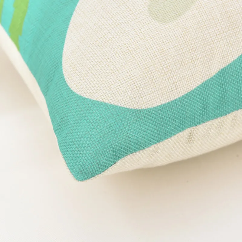 Милый мультяшный чехол для подушки с изображением животных 45x45 см милый кролик