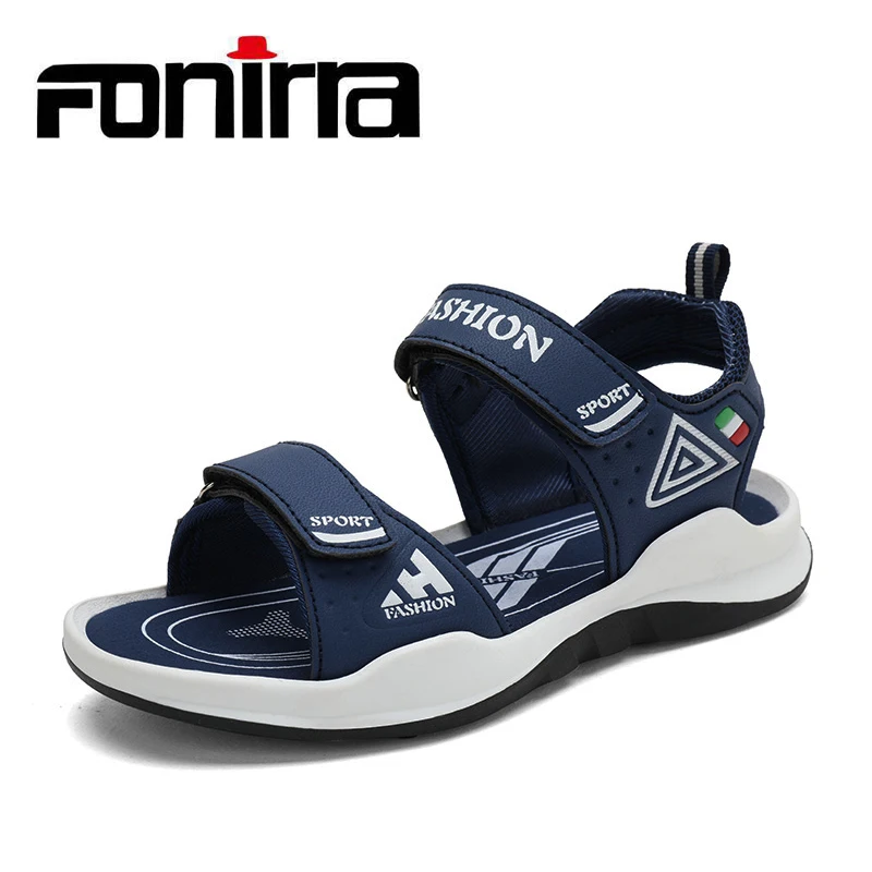 FONIRRA/2019 г. летние детские сандалии из искусственной кожи пляжная обувь