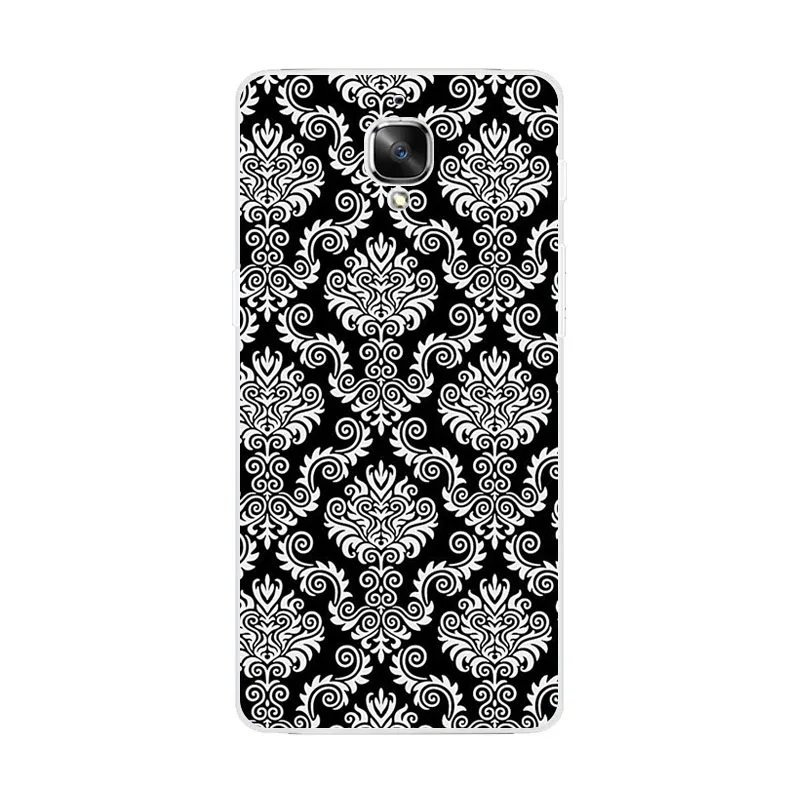 Oneplus 3 A3000 случае кремния Мандала мультфильм живопись ТПУ Мягкая задняя крышка для