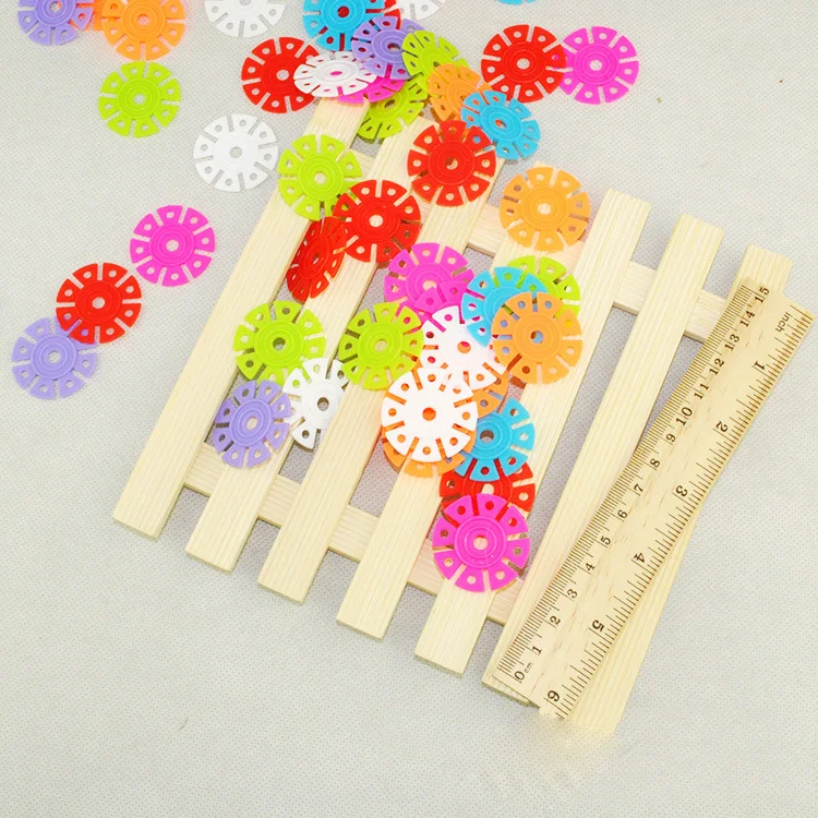 150 шт многоцветные дети Снежинка здание ранние образовательные рождественские