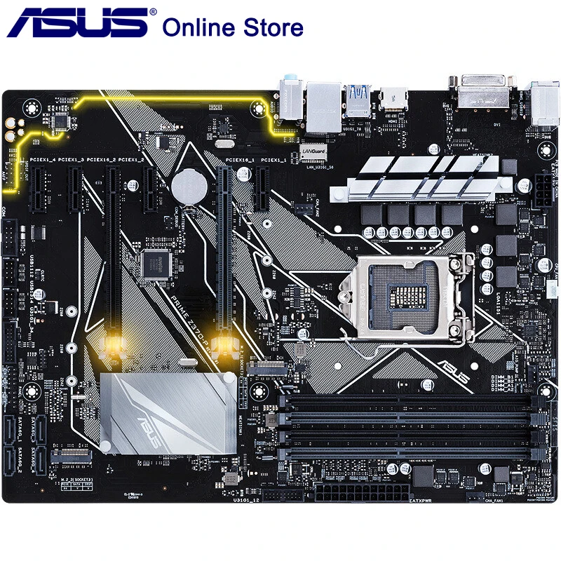 Оригинальный бренд Новый ASUS PRMIE Z370 P настольная материнская плата DDR4 LGA 1151 Intel