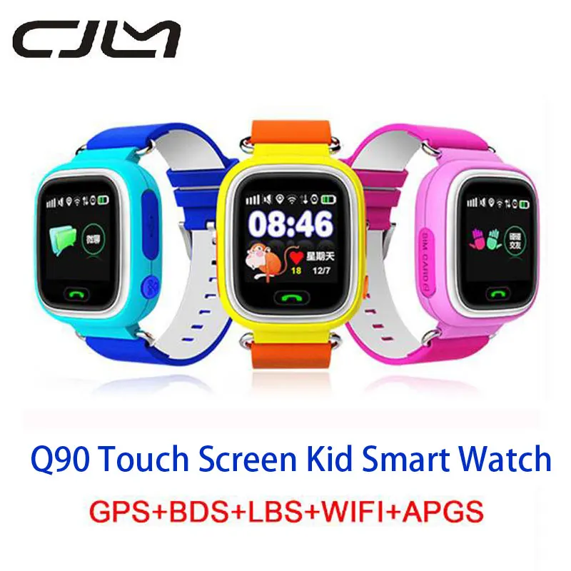 Q90 Smartwatch gps Смарт часы для детей Детские Водонепроницаемый положение Wi Fi