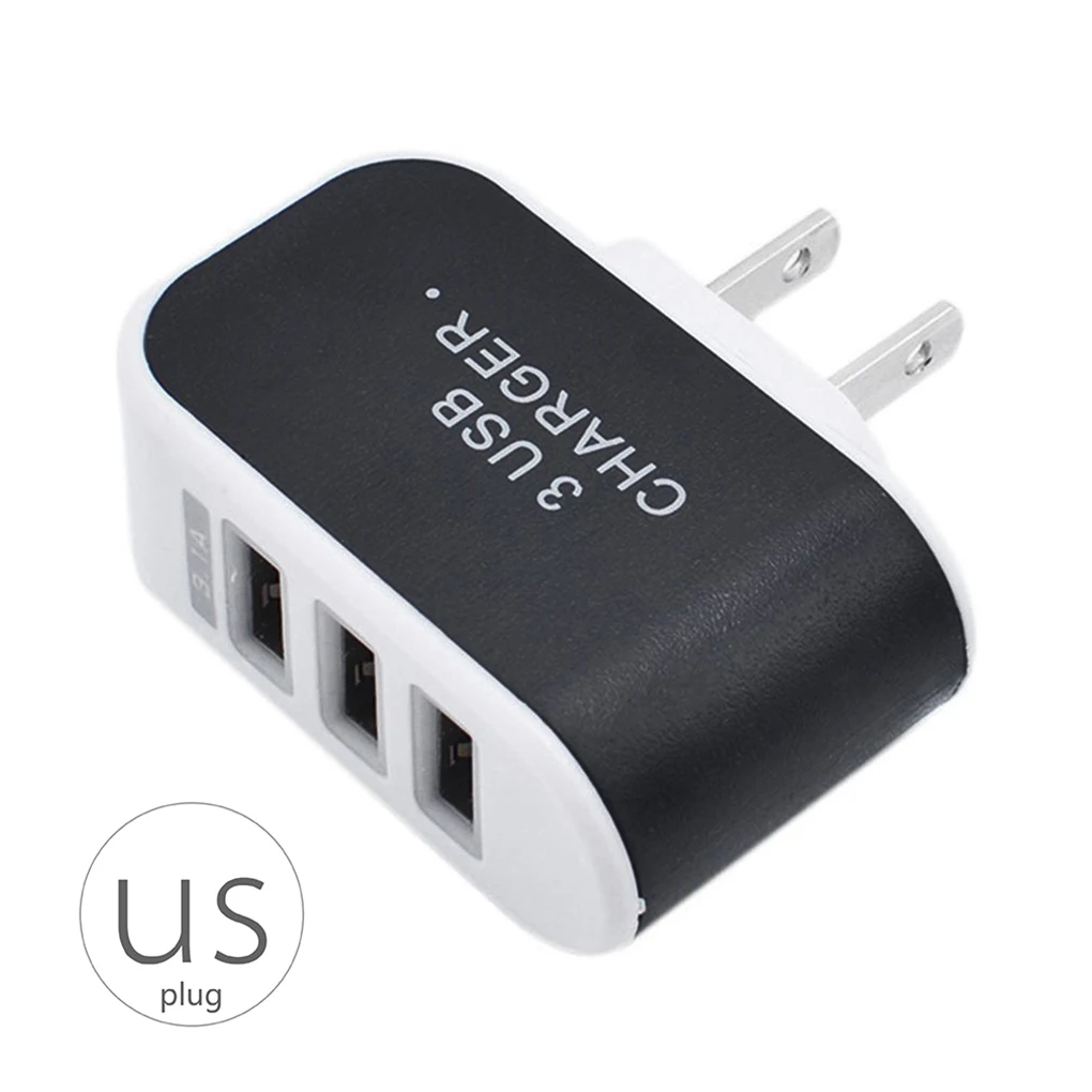 3 порта USB зарядное устройство для мобильного телефона вилка Европа/США зарядное устройство для путешествий настенное зарядное устройство адаптер для iPhone для Xiaomi для samsung зарядное устройство для телефона