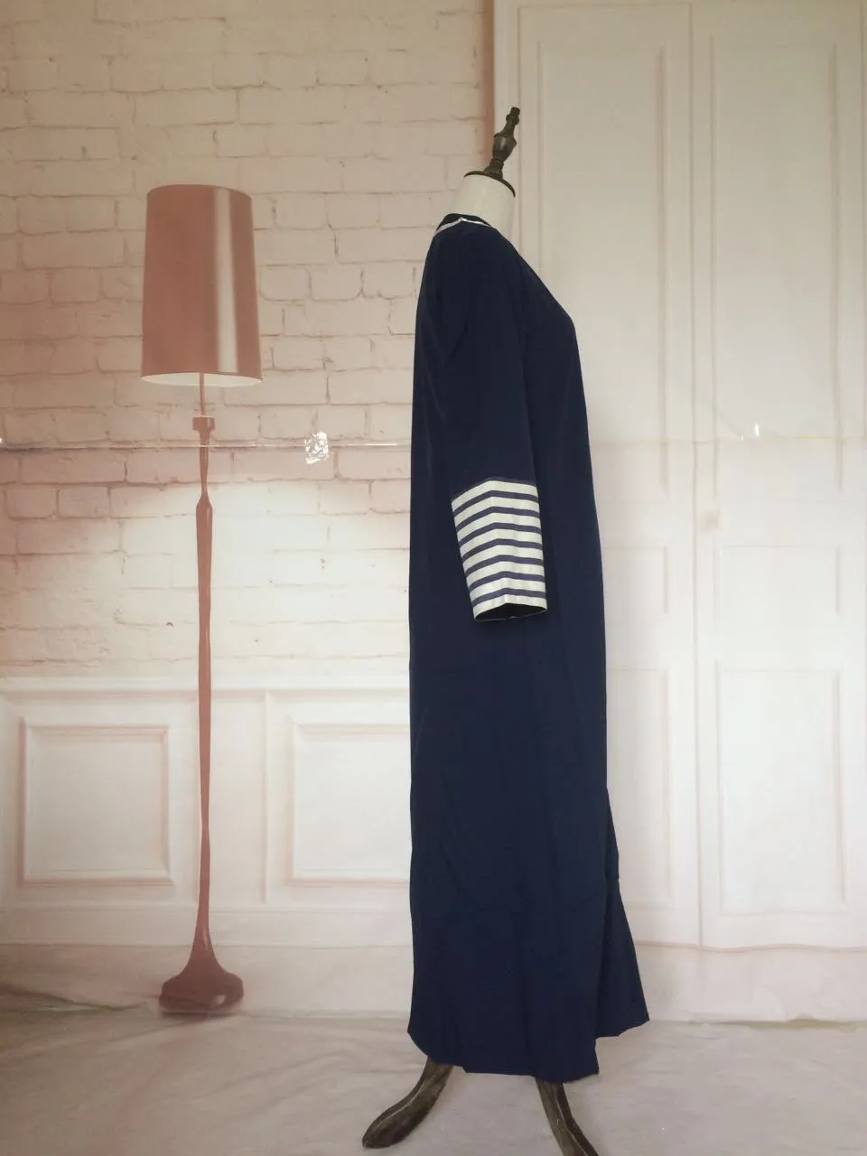 Платье макси с длинным рукавом мусульманское платье в Дубае абайя джалабия