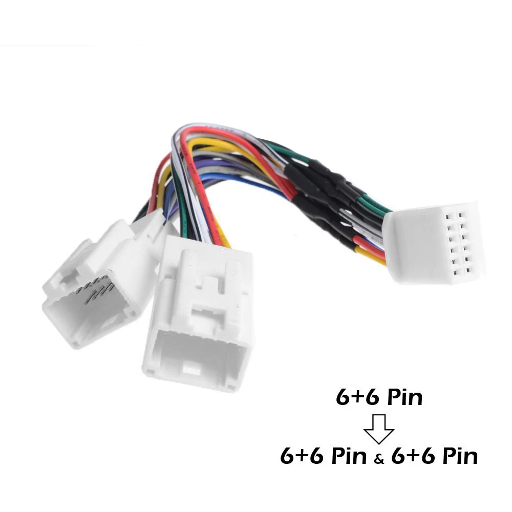 APPS2Car 6+ 6 Pin до 6+ 6 Pin и 6+ 6 Pin Y кабель радио жгут проводов для Toyota Lexus Scion USB адаптер cd-чейнджер навигационное устройство