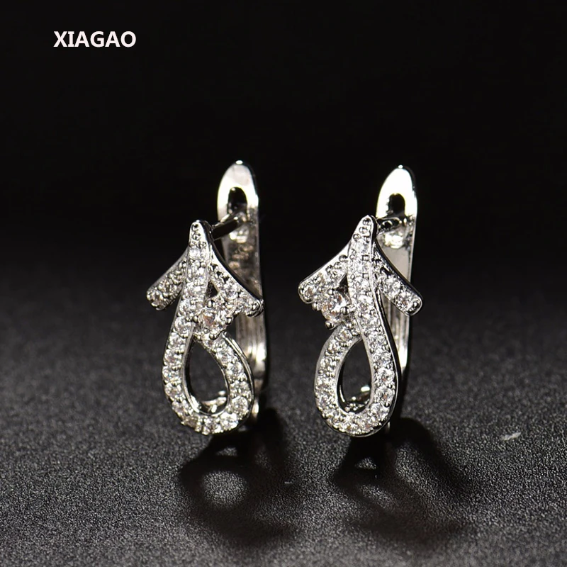 XIAGAO мода 2016 Дизайн Ювелирные изделия AAA кубический цирконий Кристалл Brincos серьги