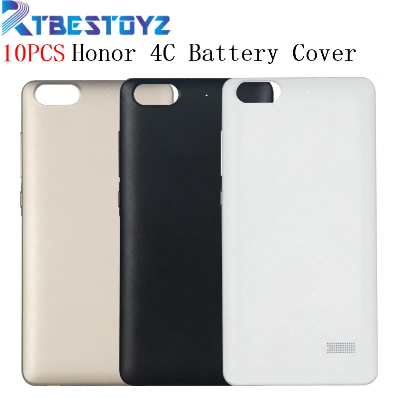 RTBESTOYZ 10 шт./лот крышка аккумулятора чехол для Huawei Honor 4c 4 c задний корпус корпуса