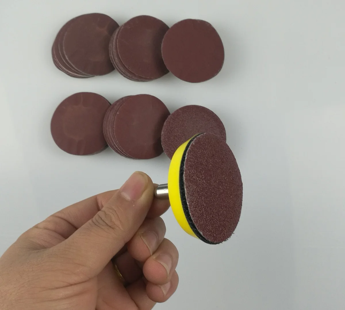 Новый 60 шт 2 &quot50 мм шлифовальный диск 100/240/600/800/1000/2000 Grits + 50 шлифовальная площадка с