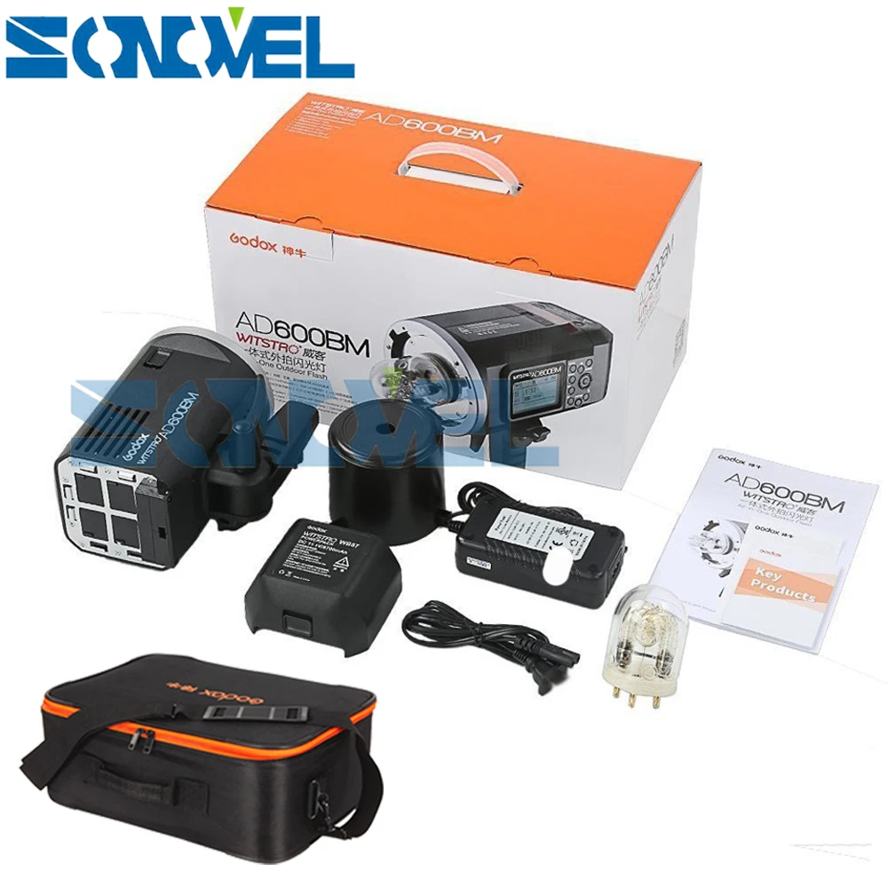 Godox Wistro AD600BM Bowens крепление HSS 1/8000s наружная вспышка с системой 2 4G X встроенный литий